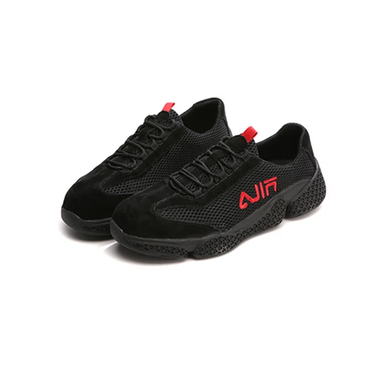 Breathable mesh and leather upper anti-slip puncture proof spark and splash resistant safety shoes, Khaki/black
Breathable mesh and leather upper anti-slip puncture proof spark and splash resistant safety shoes, Khaki/black