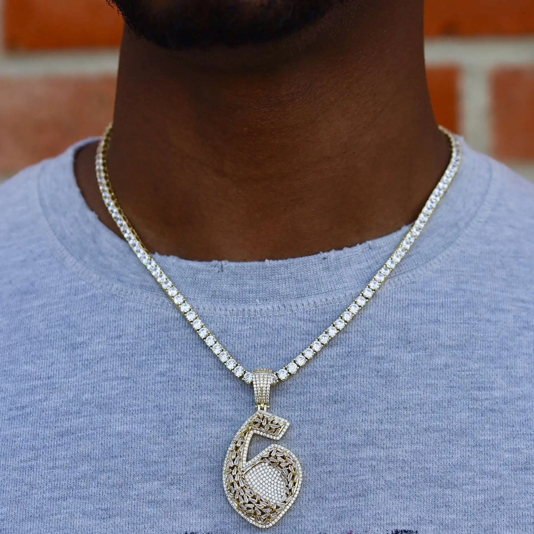 incentive hip hop bling jewelry 5A cubic zirconia cz tennis chain ice pendant necklace, Rose gold
incentive hip hop bling jewelry 5A cubic zirconia cz tennis chain ice pendant necklace, Rose gold