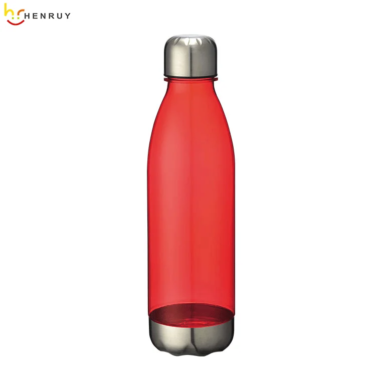 Trade assurance BPA free Tritan AS 650ml single wall translucent plastic water bottle with stainless steel lid and bottom, Customized
Trade assurance BPA free Tritan AS 650ml single wall translucent plastic water bottle with stainless steel lid and bottom, Customized