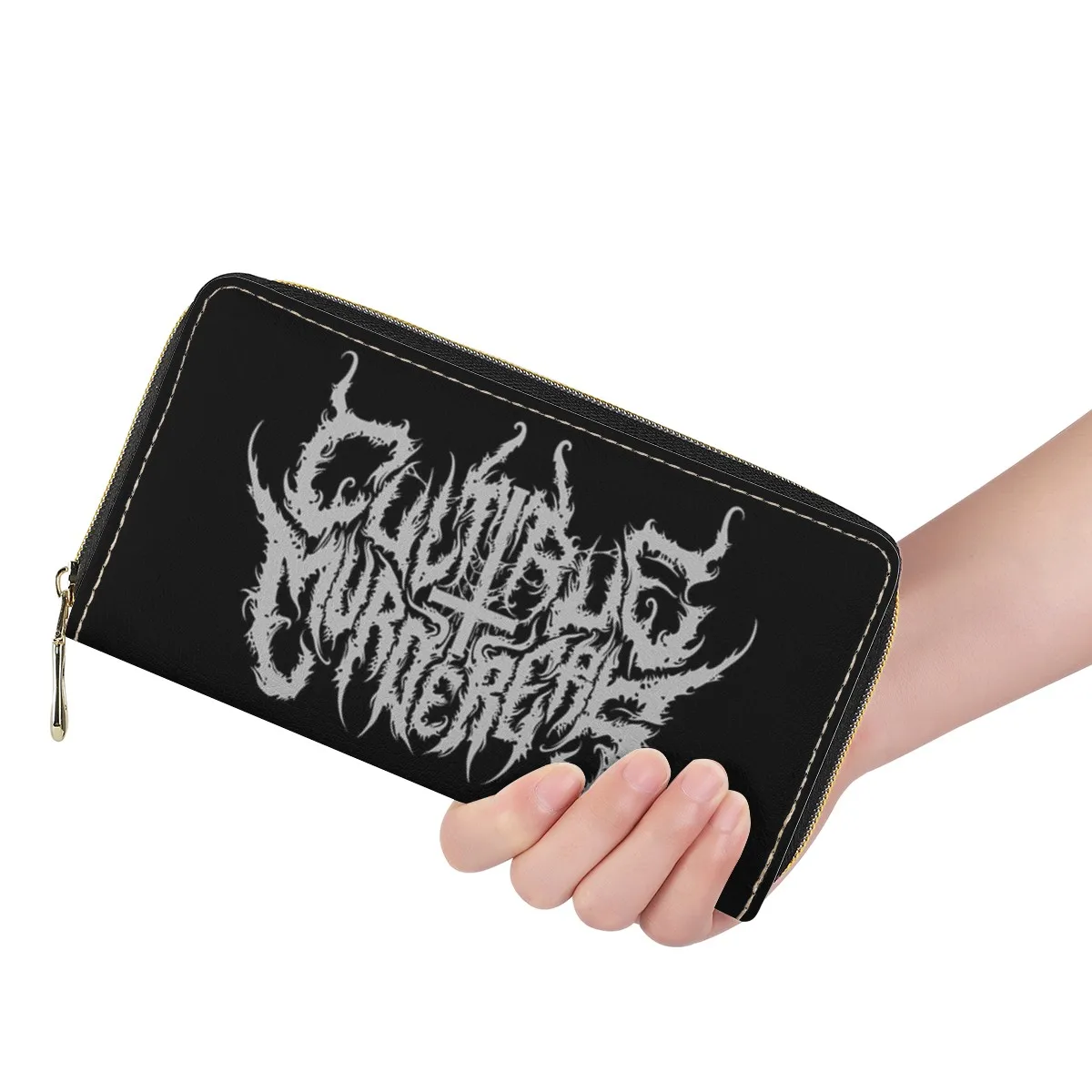 Customized death metal logo printed on demand Super large capacity credit card holder wallet can accommodate 4 credit card slots, Customized/multicolors
Customized death metal logo printed on demand Super large capacity credit card holder wallet can accommodate 4 credit card slots, Customized/multicolors