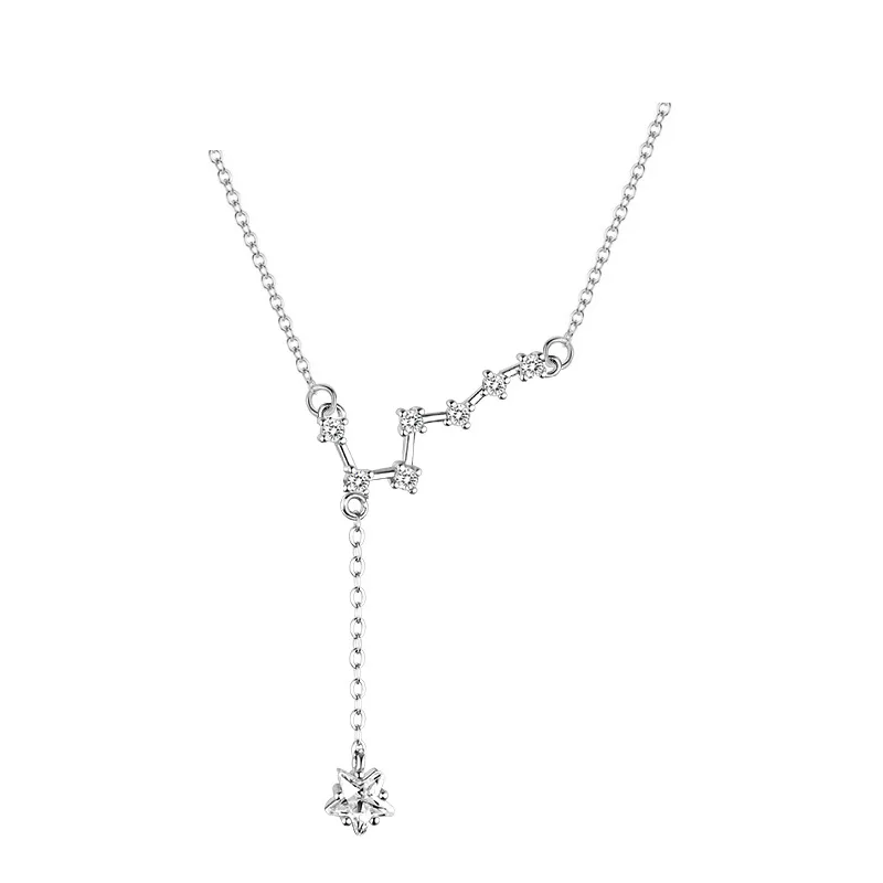 2023 New Arrivals S925 Silver Necklace Women's Charles's Wain Fashion star Necklace Jewelry Gifts
2023 New Arrivals S925 Silver Necklace Women's Charles's Wain Fashion star Necklace Jewelry Gifts
