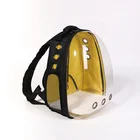 Amazon Top Selling Solid Transparent Dog Cat Pet Backpack Carrier Bag