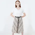 2019 New Romantic French Retro Style African Classic Fashion long Print Skirt for Women
