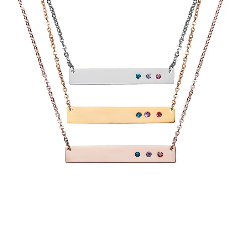 New fashion colorful diamond zircon diy custom rectangle pendant chain collar personalized gold necklace
New fashion colorful diamond zircon diy custom rectangle pendant chain collar personalized gold necklace