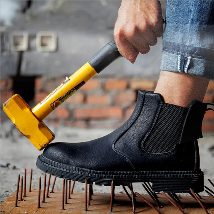 Anti Puncturing Smashing Waterproof Electrical Working Protective Steel Toecap Industrial Construction Men Safety Boots Shoes, Black
Anti Puncturing Smashing Waterproof Electrical Working Protective Steel Toecap Industrial Construction Men Safety Boots Shoes, Black