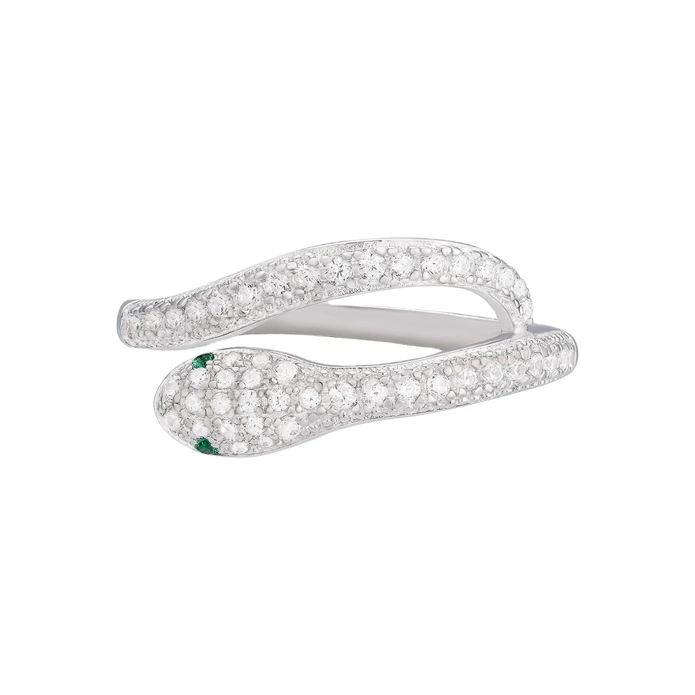 Engagement Anniversary Gift Adjustable Thumb Personality Jewelry Wrapping Diamond 925 Sterling Silver Snake Ring for Women
Engagement Anniversary Gift Adjustable Thumb Personality Jewelry Wrapping Diamond 925 Sterling Silver Snake Ring for Women