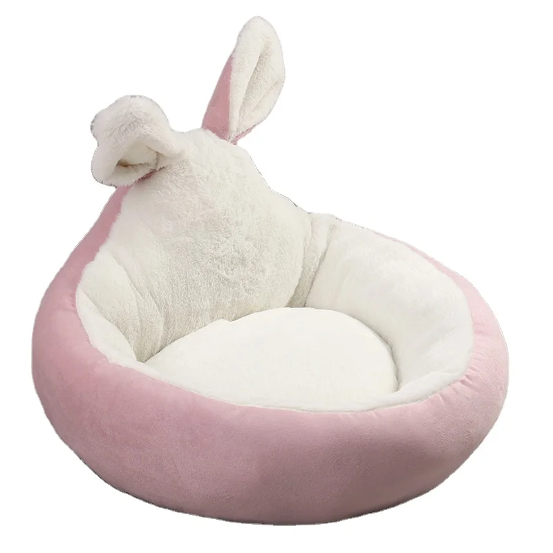 Dog Bed Pet Luxury Rabbit Ears Winter All Season Warm Dogs And Cats Nest Plush Donut Pet Bed, Pink
Dog Bed Pet Luxury Rabbit Ears Winter All Season Warm Dogs And Cats Nest Plush Donut Pet Bed, Pink