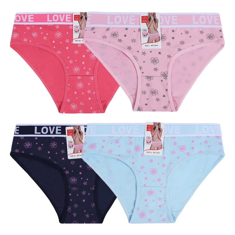 UOKIN Wholesale Cheap Price Girls' Multicolor Cotton Underwear Comfortable Simple Letter Belt Women's Panties Hot Sale
UOKIN Wholesale Cheap Price Girls' Multicolor Cotton Underwear Comfortable Simple Letter Belt Women's Panties Hot Sale
