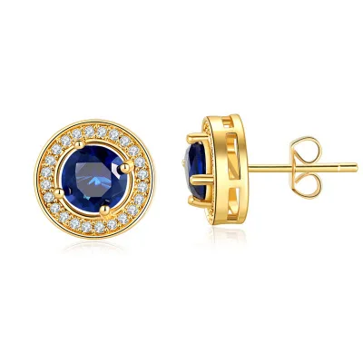 Ding yi New fashion earrings ladies zircon earrings creative diamond starry sky round earrings, Colorful
Ding yi New fashion earrings ladies zircon earrings creative diamond starry sky round earrings, Colorful