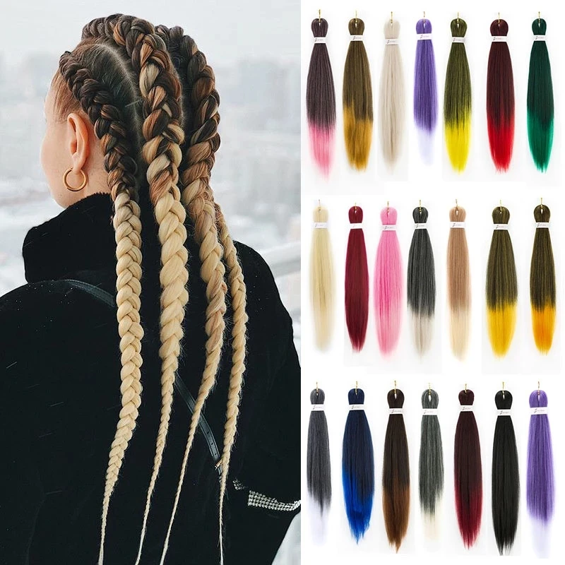 

wholesale ombre spetra pre-stretched ruwa kanekalons ez braid xpression private label expression braiding hair pre stretch bulk