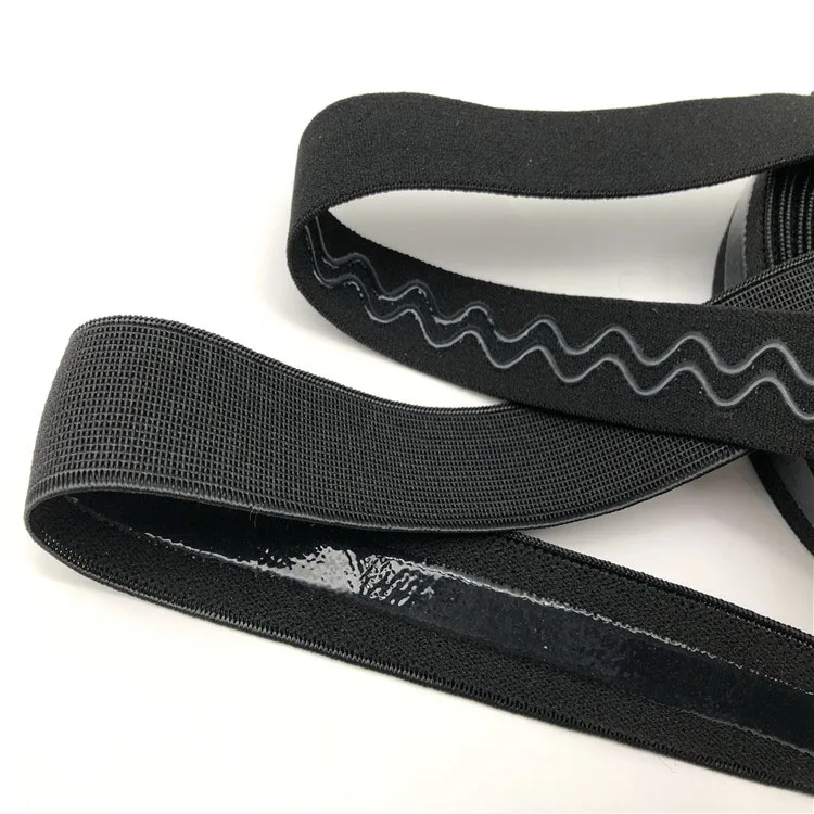 elastic Bra tape with non slip silicone grip for women underwear