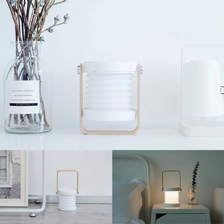 Study Room Portable Lantern Table Lamp Led 3d Dimmable Night Light For Home Decoration