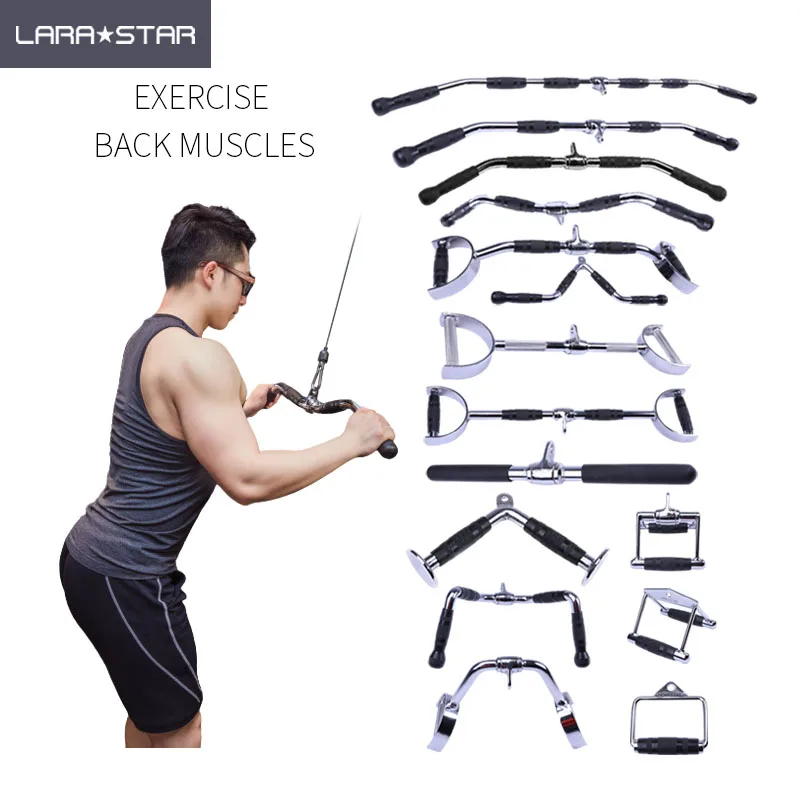 Professional Gym Equipment Accessories D Shape Handle Bar Cambered Lat Pull Down Bar Integrated Gym Trainer, Silver
Professional Gym Equipment Accessories D Shape Handle Bar Cambered Lat Pull Down Bar Integrated Gym Trainer, Silver