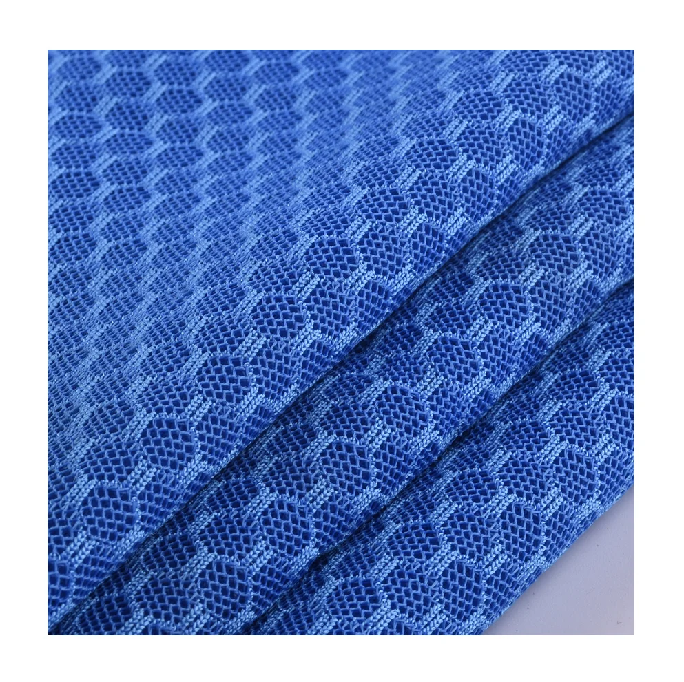 100% Polyester 380gsm Football Hole 3D Air Mesh Fabric Sandwich Mesh Fabric for Mesh Sneaker Athletic Wear
100% Polyester 380gsm Football Hole 3D Air Mesh Fabric Sandwich Mesh Fabric for Mesh Sneaker Athletic Wear