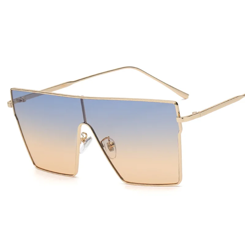 Fashion Luxury Brand Oversized Square Sunglasses Men Women Vintage Metal Big Frame Gradient One Lens Sun Glasses UV400, Custom colors
Fashion Luxury Brand Oversized Square Sunglasses Men Women Vintage Metal Big Frame Gradient One Lens Sun Glasses UV400, Custom colors