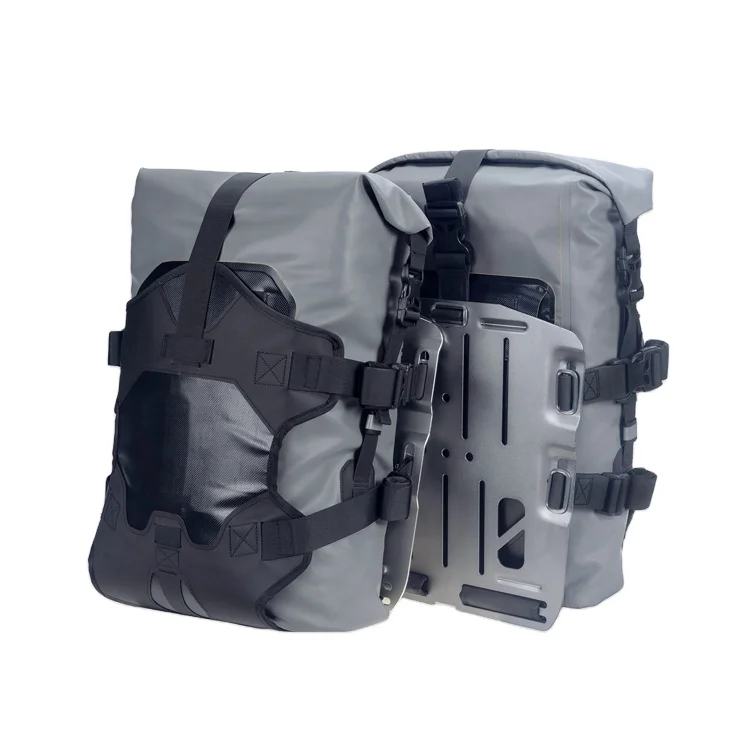 Characteristic Heavy Duty 1000D PVC 2 IN 1 Tail Bag Motorbike Backpack Travel Waterproof Motorcycle Side Bag, Customized color 
Characteristic Heavy Duty 1000D PVC 2 IN 1 Tail Bag Motorbike Backpack Travel Waterproof Motorcycle Side Bag, Customized color
