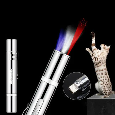 USB charging infrared funny cat pen laser lamp pattern projection walking cat stick cat supplies pet purple toy, Mix color
USB charging infrared funny cat pen laser lamp pattern projection walking cat stick cat supplies pet purple toy, Mix color