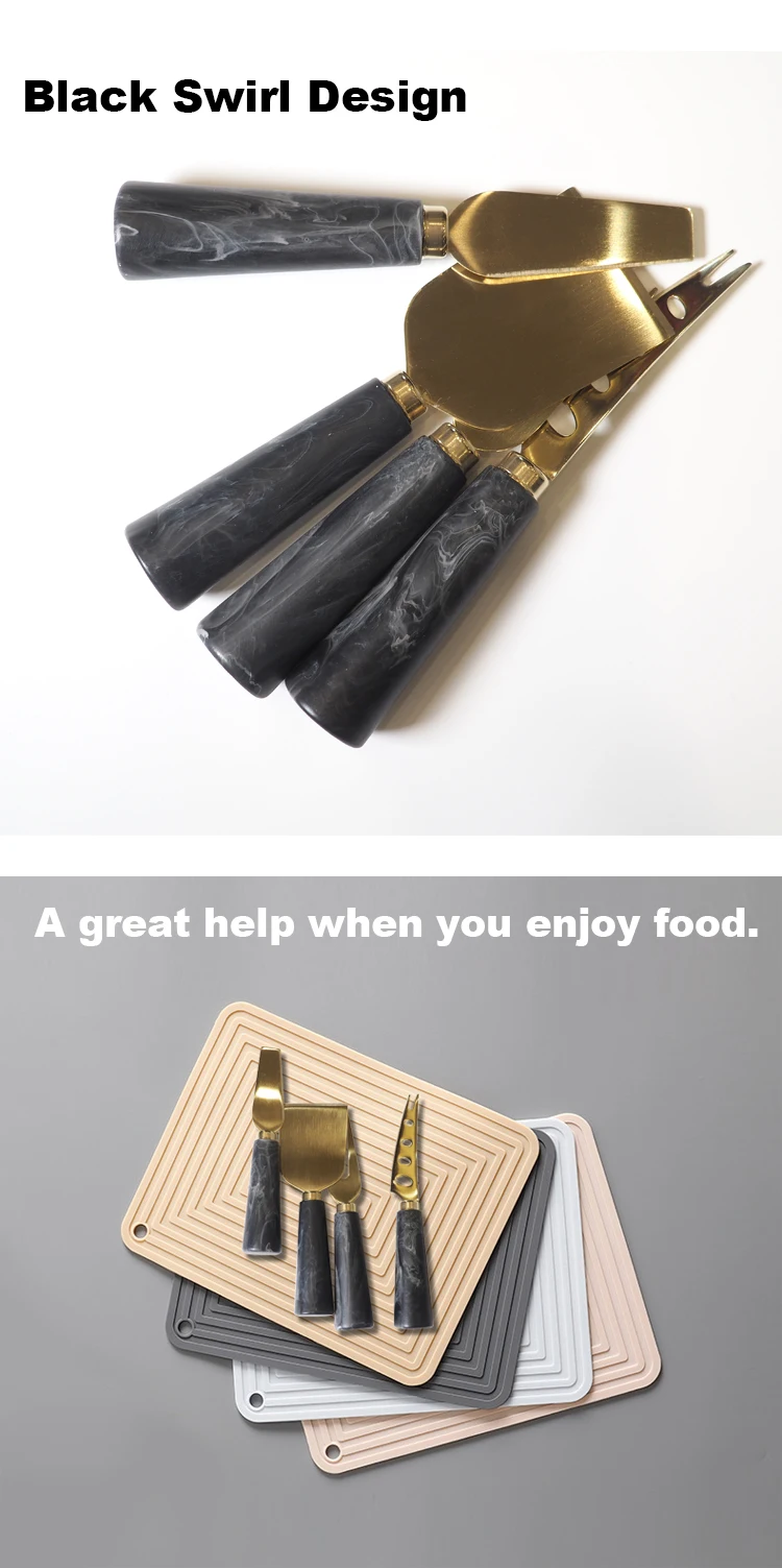2 cheese knives