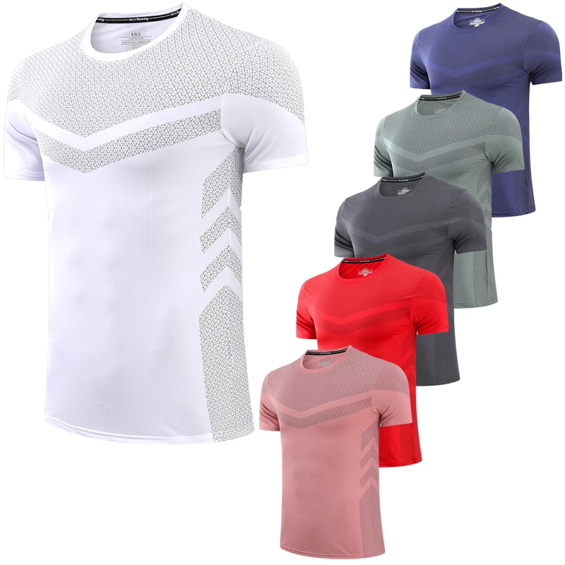 Men Running Jogging T Shirt Quick Dry Compression Fitness Gym Soccer Male Jersey 3D Print Training Short Sleeve Shirts
Men Running Jogging T Shirt Quick Dry Compression Fitness Gym Soccer Male Jersey 3D Print Training Short Sleeve Shirts