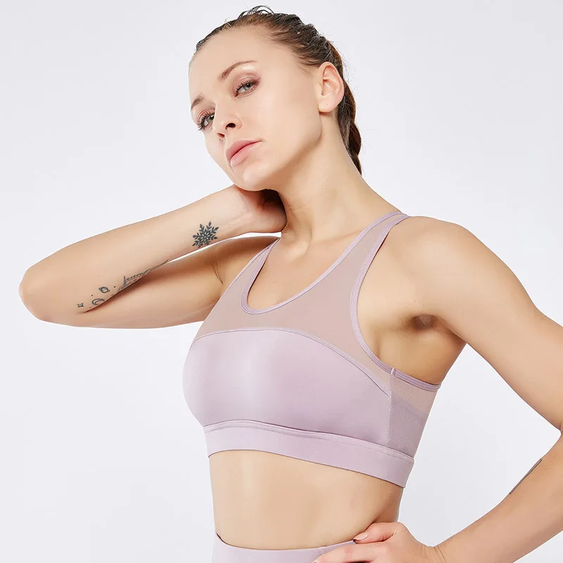 Solid tight amazon fitness active mesh tank high quality active crop top impact strappy back sports bra, 4 colors
Solid tight amazon fitness active mesh tank high quality active crop top impact strappy back sports bra, 4 colors