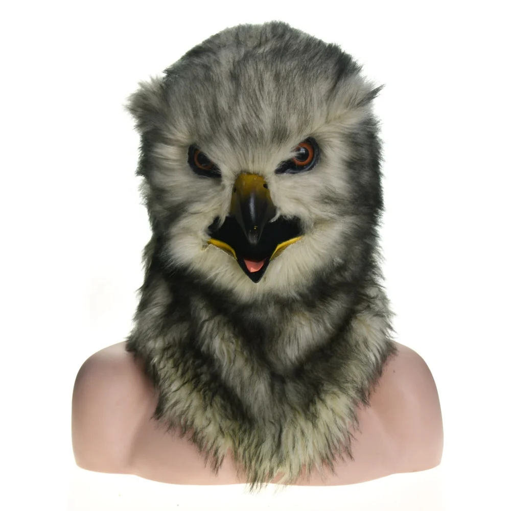 Hawk Moving Mouth Mask Head Mask Realistic Animal Halloween Mask for Halloween Cosplay Costume Party
Hawk Moving Mouth Mask Head Mask Realistic Animal Halloween Mask for Halloween Cosplay Costume Party