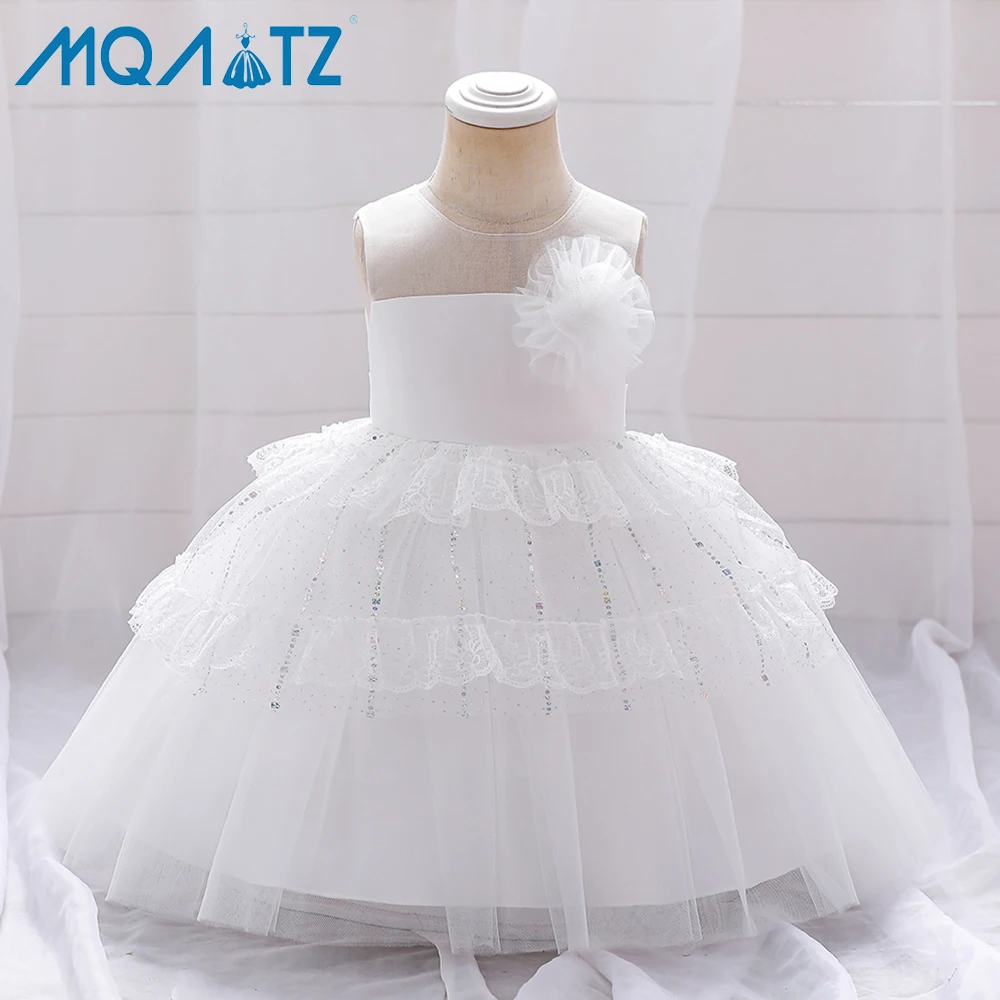 MQATZ Kids Princess Dresses Baby Birthday Party Dress White Wedding Little Girl Flower Dress
MQATZ Kids Princess Dresses Baby Birthday Party Dress White Wedding Little Girl Flower Dress