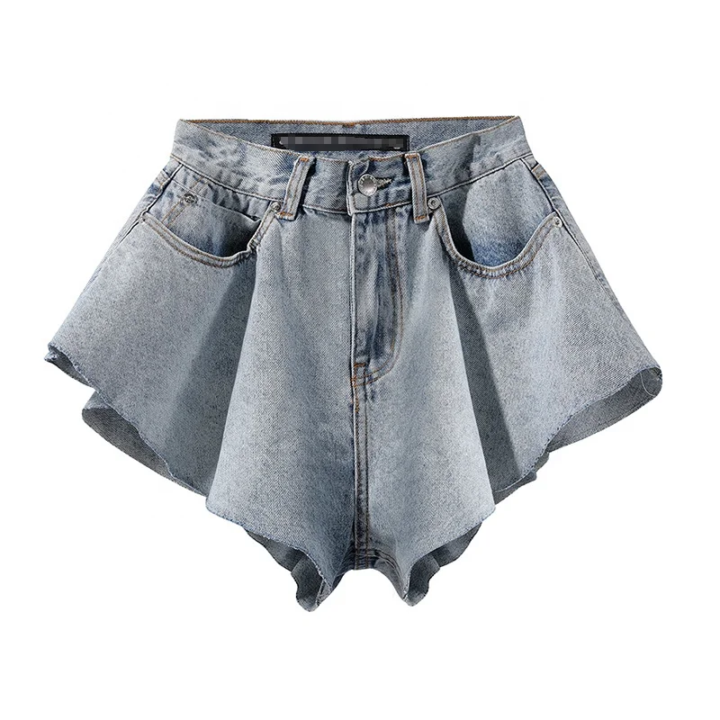 Streamgirl Sexy High Waist Vintage Denim Shorts Stylish Women Loose Wide Leg Short Ruffles Jeans Femme
Streamgirl Sexy High Waist Vintage Denim Shorts Stylish Women Loose Wide Leg Short Ruffles Jeans Femme