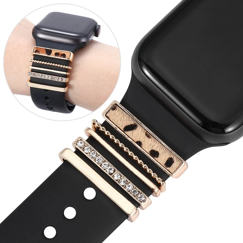 Decorative Ring for Apple Watch Band Charms for Samsung Galaxy Smart Watch Sport Silicone Strap Accessories with Bling Diamond, Multi colors/as the picture shows
Decorative Ring for Apple Watch Band Charms for Samsung Galaxy Smart Watch Sport Silicone Strap Accessories with Bling Diamond, Multi colors/as the picture shows