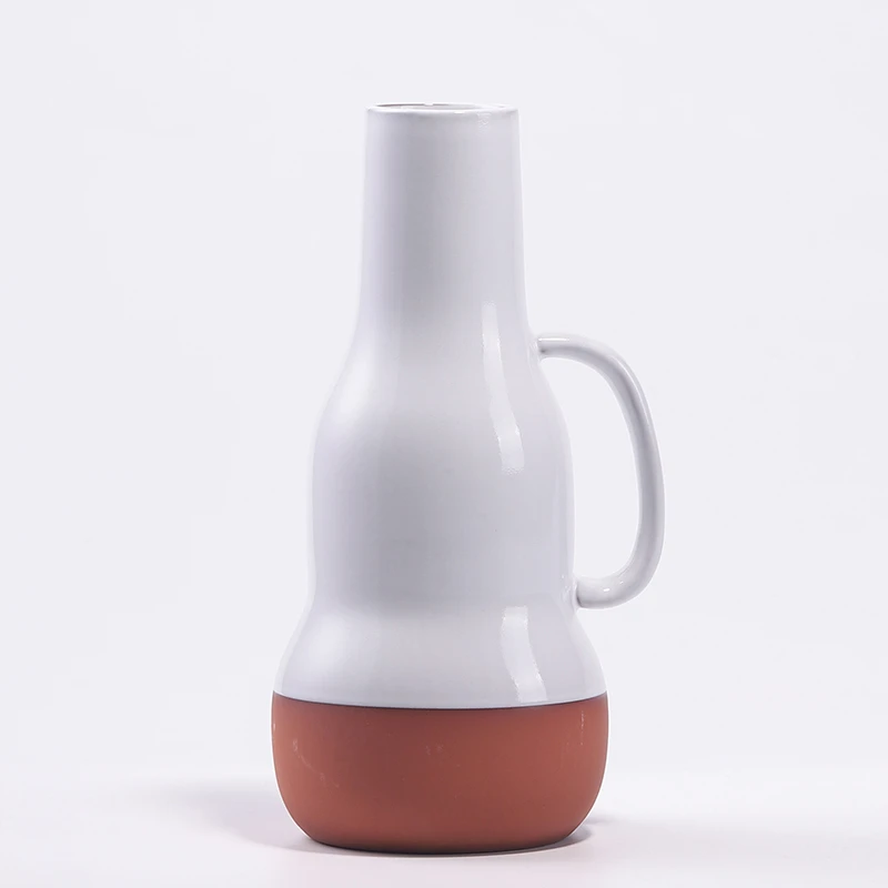 Large Vases for Home Decor Flower Arrangement Holder Bottle Jug Pitcher Shape Flower Container Matte Ceramic Vase with Handle
Large Vases for Home Decor Flower Arrangement Holder Bottle Jug Pitcher Shape Flower Container Matte Ceramic Vase with Handle