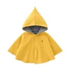 /product-detail/wholesale-soft-warm-solid-color-baby-cloak-baby-clothes-autumn-and-winter-infant-toddler-baby-cape-with-hooded-62369054857.html