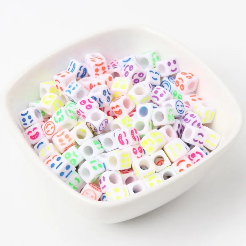 6*6MM Colorful Funny Mini Acrylic Square Face Small Beads For DIY Kids Bracelet Accessories
6*6MM Colorful Funny Mini Acrylic Square Face Small Beads For DIY Kids Bracelet Accessories