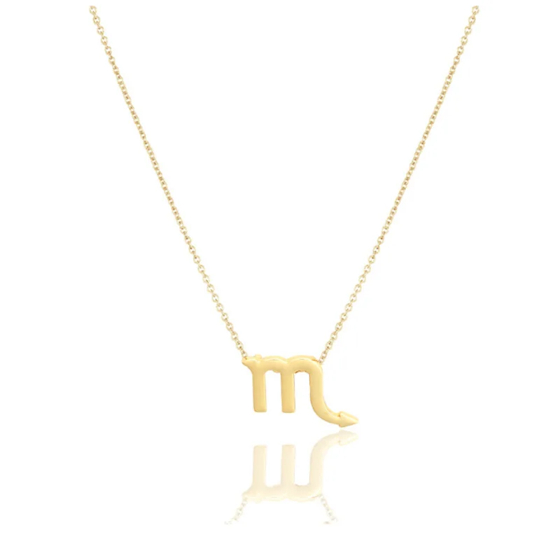 12 Zodiac Necklace Ins Spot Zodiac Women's Card Short Necklace Gold Plated Necklaces, 23 signs
12 Zodiac Necklace Ins Spot Zodiac Women's Card Short Necklace Gold Plated Necklaces, 23 signs
