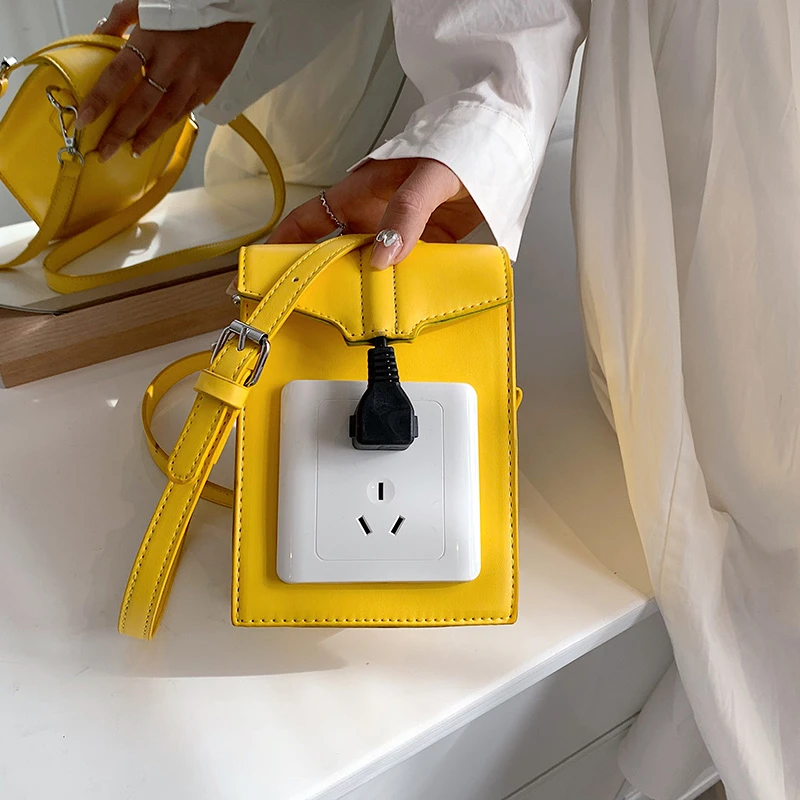 2022 Personality Novelty Fashion Socket Shape Bag Unique Creative Summer Purse, 6colors
2022 Personality Novelty Fashion Socket Shape Bag Unique Creative Summer Purse, 6colors