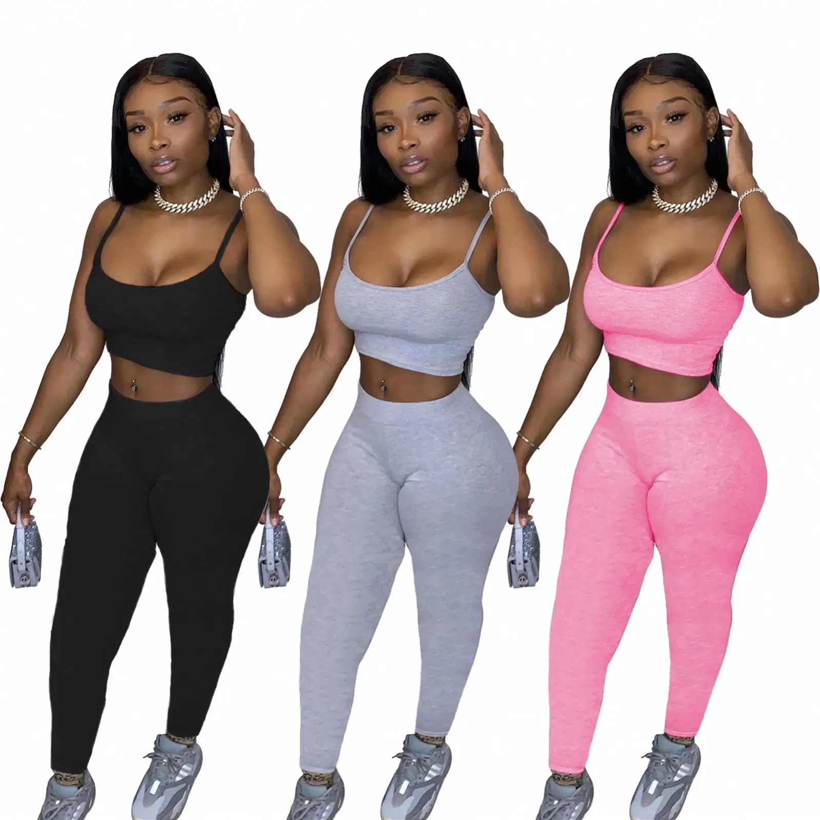 FREE SAMPLE JHTH Women casual gym sets clothing women solid colour condole belt vest women sportswear yoga two piece set
FREE SAMPLE JHTH Women casual gym sets clothing women solid colour condole belt vest women sportswear yoga two piece set