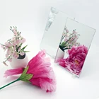 Framed Mirror Safety Polished Kinds Shape 4mm Copper Free Framed Silver Mirror
