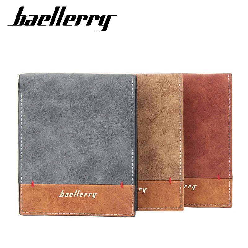Baellerry Leather Short Wallet Wholesale designer men mini purse Korean wallet 2021 RTS Card holder, Brown//coffee/grey
Baellerry Leather Short Wallet Wholesale designer men mini purse Korean wallet 2021 RTS Card holder, Brown//coffee/grey