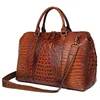 /product-detail/women-new-crocodile-leather-duffle-bag-large-15-6-inch-genuine-leather-laptop-bag-ladies-alligator-leather-handbag-62377406602.html