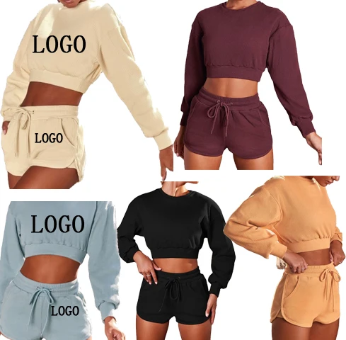New Solid Custom Hoodies Long Sleeve Sports 2 Two Piece Pants Set Tracksuit Women Outfits Biker Shorts Fall Women Clothing, Picture
New Solid Custom Hoodies Long Sleeve Sports 2 Two Piece Pants Set Tracksuit Women Outfits Biker Shorts Fall Women Clothing, Picture