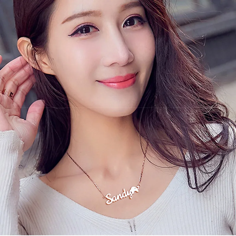 18k rose gold filled jewelry stainless steel letter pendant necklace custom name necklace
18k rose gold filled jewelry stainless steel letter pendant necklace custom name necklace