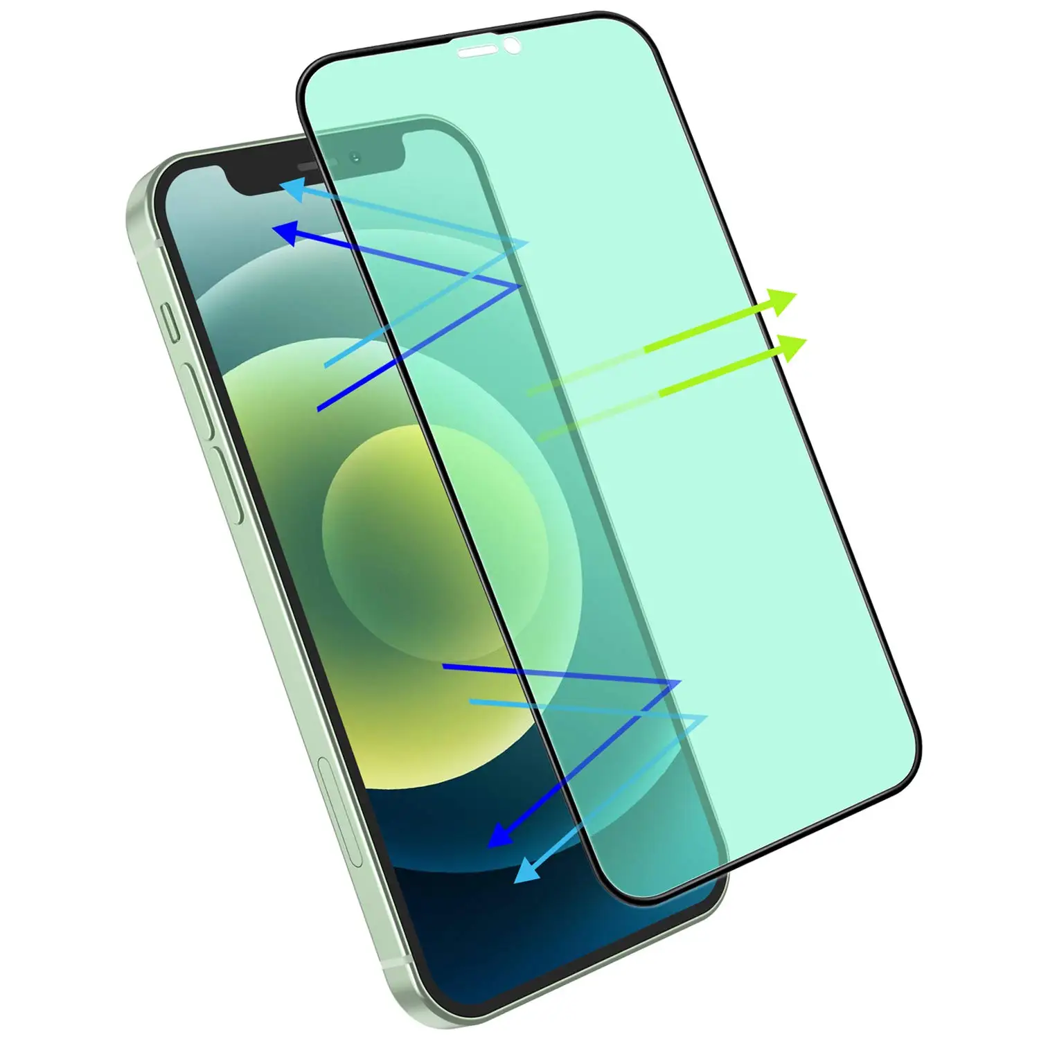 Hemusiga Green Light For Apple Cell Phone Screen Protector For Iphone X 12 Anti Blue light Tempered Glass Screen Protector, Black
Hemusiga Green Light For Apple Cell Phone Screen Protector For Iphone X 12 Anti Blue light Tempered Glass Screen Protector, Black