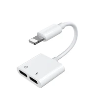 universal PHONE audio adapter for iphone Dual Lightnings splitter audio travel adapter
universal PHONE audio adapter for iphone Dual Lightnings splitter audio travel adapter