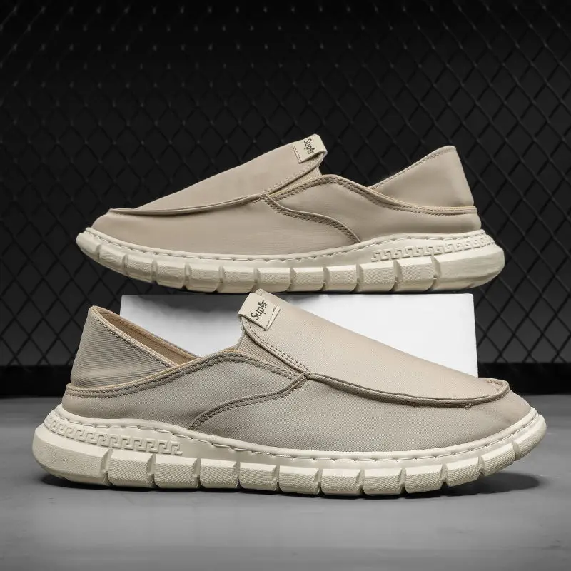 NEW ORIGINAL high quality slip on canvas breathable soft Waterproof cloth men sneakers casual shoes, Green/black/beige
NEW ORIGINAL high quality slip on canvas breathable soft Waterproof cloth men sneakers casual shoes, Green/black/beige