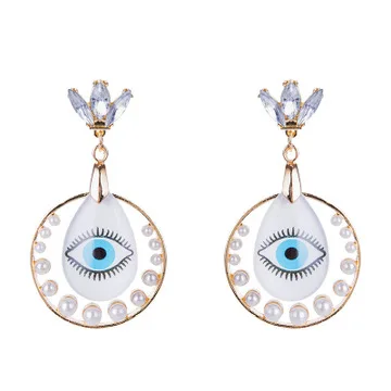 2021 New Arrival Jewelry Gift Circle White Pearl Evil Eyes Drop Earrings Crystal Evil Eyes Drop Earrings For Women
2021 New Arrival Jewelry Gift Circle White Pearl Evil Eyes Drop Earrings Crystal Evil Eyes Drop Earrings For Women