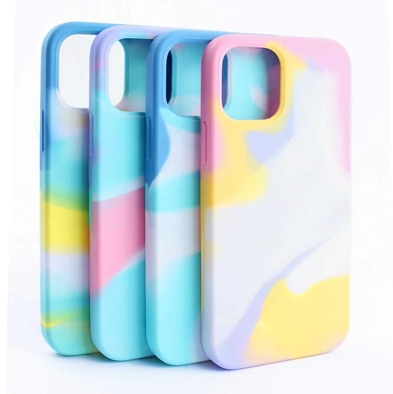Amazon hot sale is suitable for iphone 12 pro max new watercolor liquid silicone mobile phone case drop protection cover shell, 4 colors
Amazon hot sale is suitable for iphone 12 pro max new watercolor liquid silicone mobile phone case drop protection cover shell, 4 colors