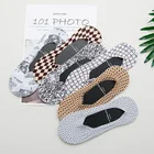 Men's invisible print fashion anti-slip ice silk comfortable boat socks