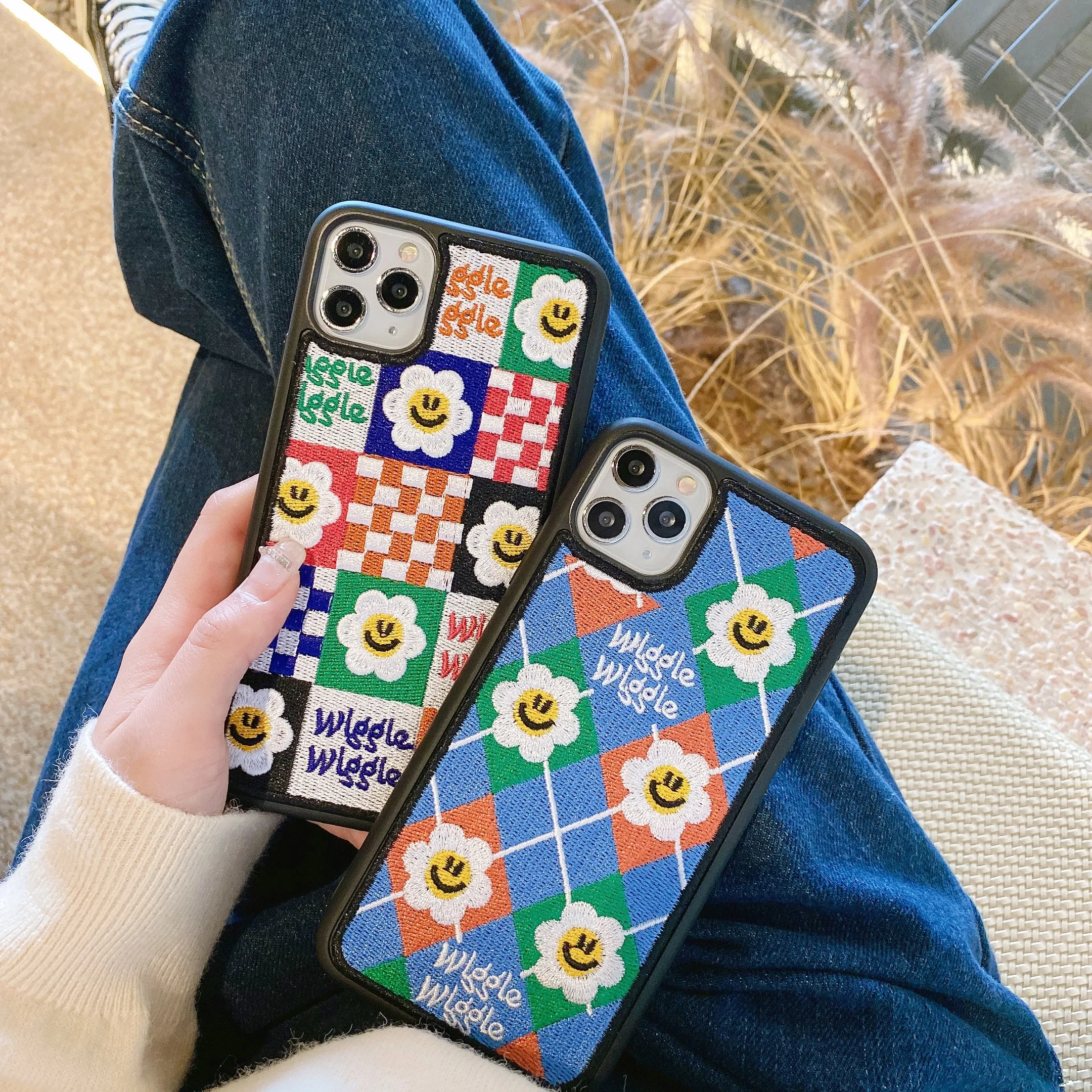 Shockproof Protective Smart Cover 3D Embroidered Embroidery cartoon cute Mobile Phone Case for iPhone xs xr se
Shockproof Protective Smart Cover 3D Embroidered Embroidery cartoon cute Mobile Phone Case for iPhone xs xr se