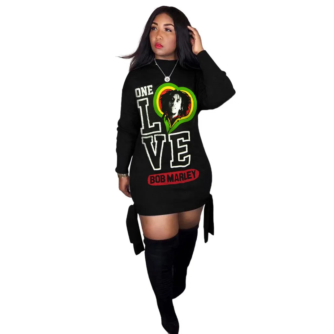 Hot Selling Women's Nightclub Monochromatic Letter Head Tie Long Sleeve Dress, Picture
Hot Selling Women's Nightclub Monochromatic Letter Head Tie Long Sleeve Dress, Picture