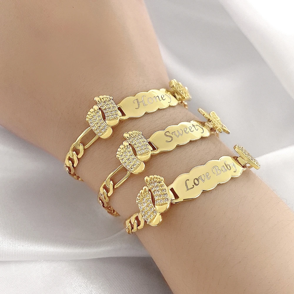 18k gold plated bracelet name customized personalized birthday gift bracelets wholesale jewelry
18k gold plated bracelet name customized personalized birthday gift bracelets wholesale jewelry