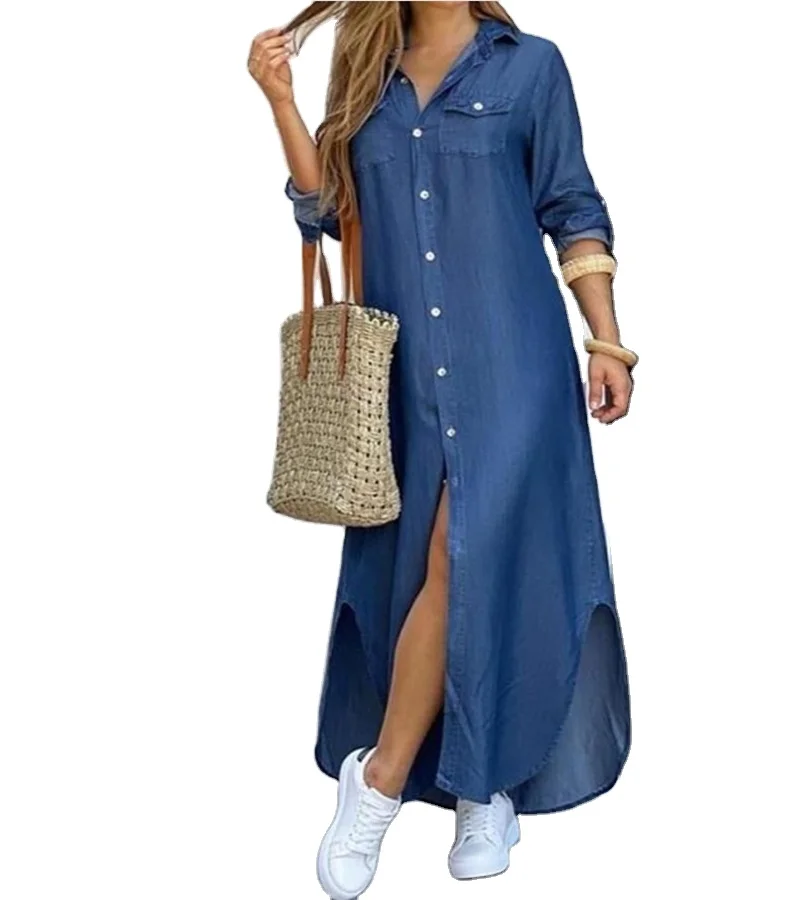 Elegant Letter Print Women Long Dress 2020 Spring Summer Long Sleeve Maxi Dress Casual Female Button Split Party Dress Vestidos
Elegant Letter Print Women Long Dress 2020 Spring Summer Long Sleeve Maxi Dress Casual Female Button Split Party Dress Vestidos