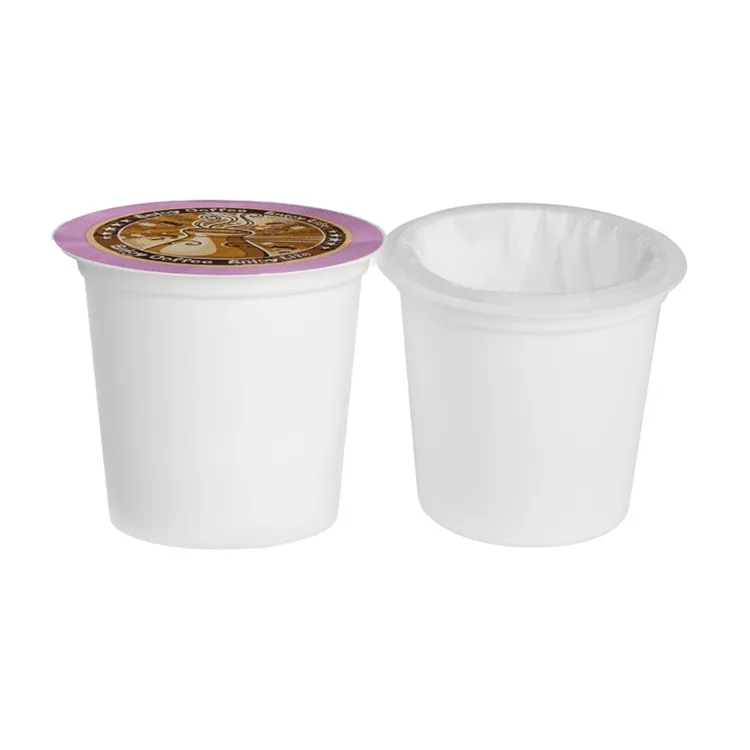 Wholesale disposable coffee filter cup k cup coffee filter for Keurig with aluminum foil lid, White black
Wholesale disposable coffee filter cup k cup coffee filter for Keurig with aluminum foil lid, White black